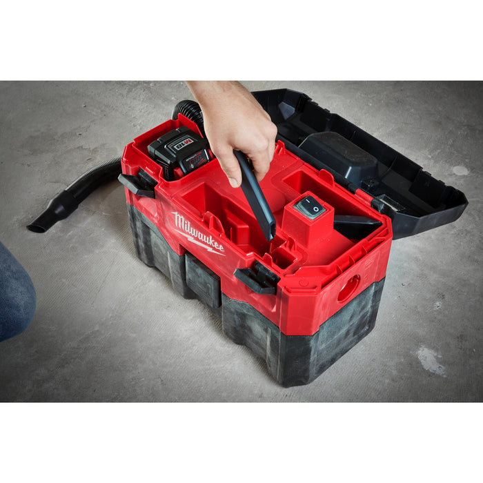 Milwaukee M18VC2-0 18V Cordless Dust Extractor Wet & Dry Vacuum - Bare Unit - westbasedirect.com