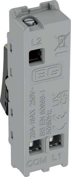 BG GridLite MAB12 20A 16AX SP 2-Way Switch Module - Antique Brass