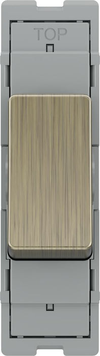 BG GridLite MAB13 20A 16AX 2-Way Intermediate Switch Module - Antique Brass