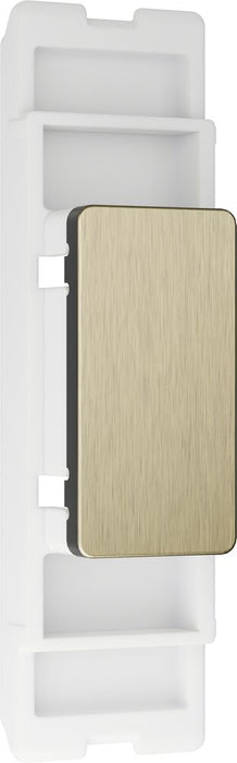 BG GridLite MABBLNK Blank Module - Antique Brass