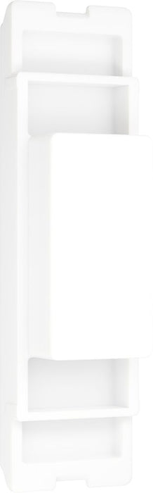 BG GridLite MBLNK Blank Module - White