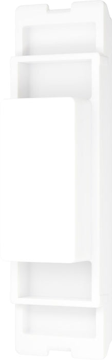BG GridLite MBLNK Blank Module - White