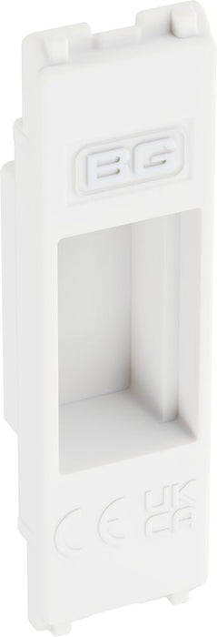 BG GridLite MBLNK Blank Module - White
