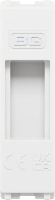 BG GridLite MBLNK Blank Module - White