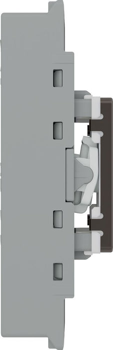 BG GridLite MBN12KY 20A 16AX SP 2-Way Key Switch Module - Black Nickel