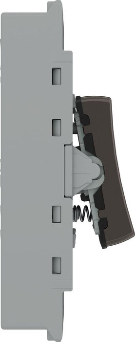 BG GridLite MBN142 20A 2-Way Retractive Switch Module - Black Nickel