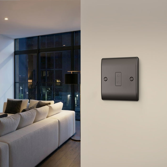 BG GridLite MBNTDS 100W Secondary Touch LED Dimmer Module - Black Nickel