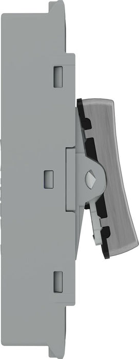 BG GridLite MBS13 20A 16AX 2-Way Intermediate Switch Module - Brushed Steel