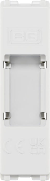 BG GridLite MBSBLNK Blank Module - Brushed Steel