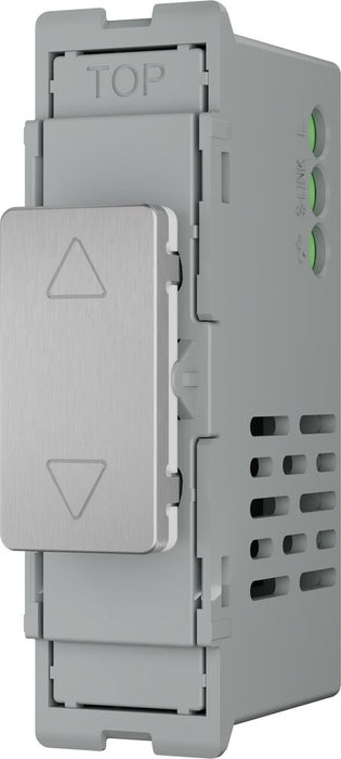 BG GridLite MBSTDM 100W Master Touch LED Dimmer Module - Brushed Steel
