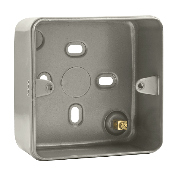 Click MCP085 1 Gang 40mm Deep Mounting Box — westbasedirect.com