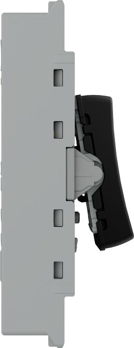 BG GridLite MFB12 20A 16AX SP 2-Way Switch Module - Matt Black