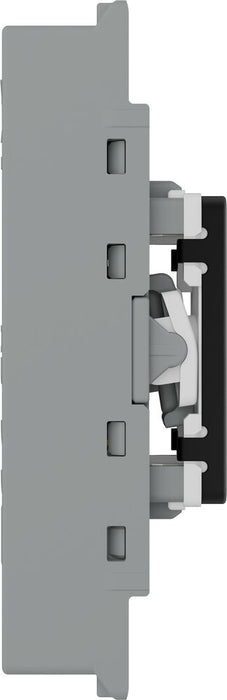 BG GridLite MFB12EL 20A 16AX SP 2-Way Key Switch Module "EMG LTG TEST" - Matt Black