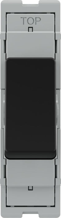 BG GridLite MFB13 20A 16AX 2-Way Intermediate Switch Module - Matt Black