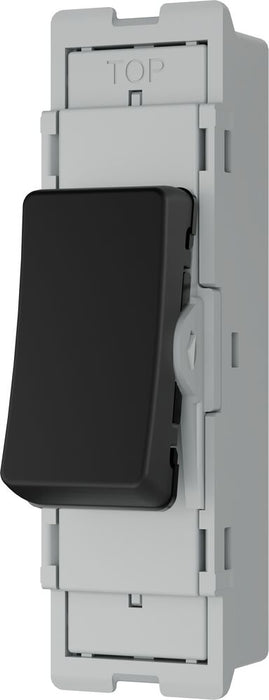 BG GridLite MFB13 20A 16AX 2-Way Intermediate Switch Module - Matt Black