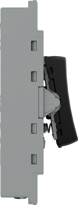 BG GridLite MFB14 20A 1-Way Retractive Switch Module - Matt Black