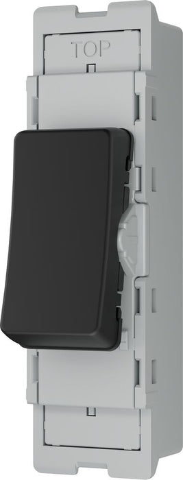 BG GridLite MFB142 20A 2-Way Retractive Switch Module - Matt Black