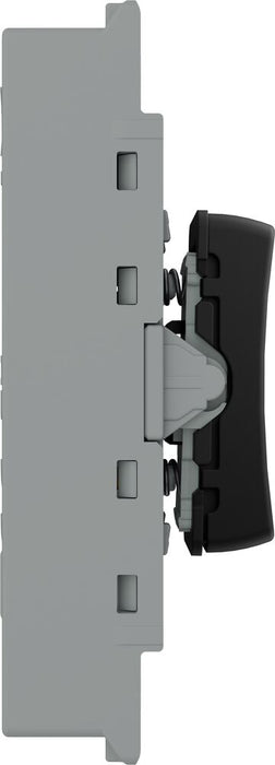 BG GridLite MFB142C 20A SP 2-Way Retractive (Centre Off) Switch Module - Matt Black
