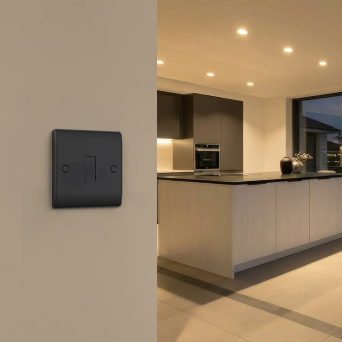 BG GridLite MFBTDS 100W Secondary Touch LED Dimmer Module - Matt Black