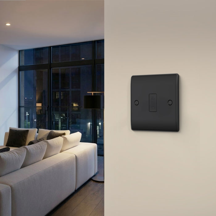 BG GridLite MFBTDS 100W Secondary Touch LED Dimmer Module - Matt Black