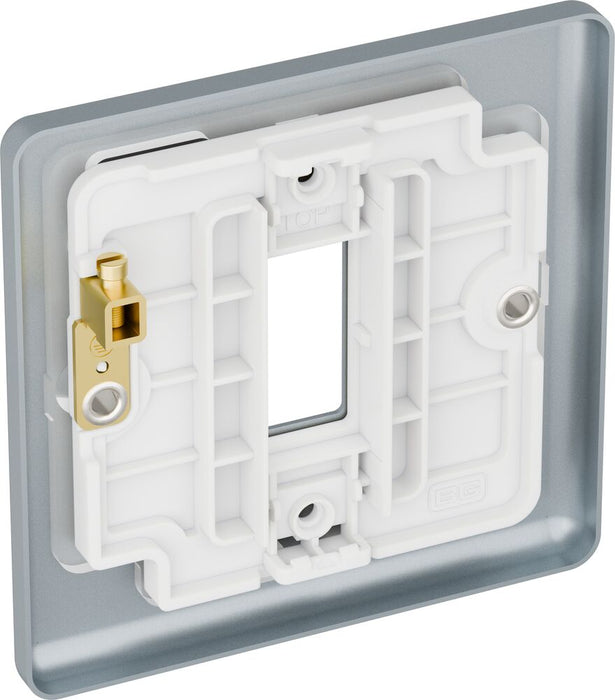 BG GridLite MMC1 Metal Clad 1G Grid Front Plate