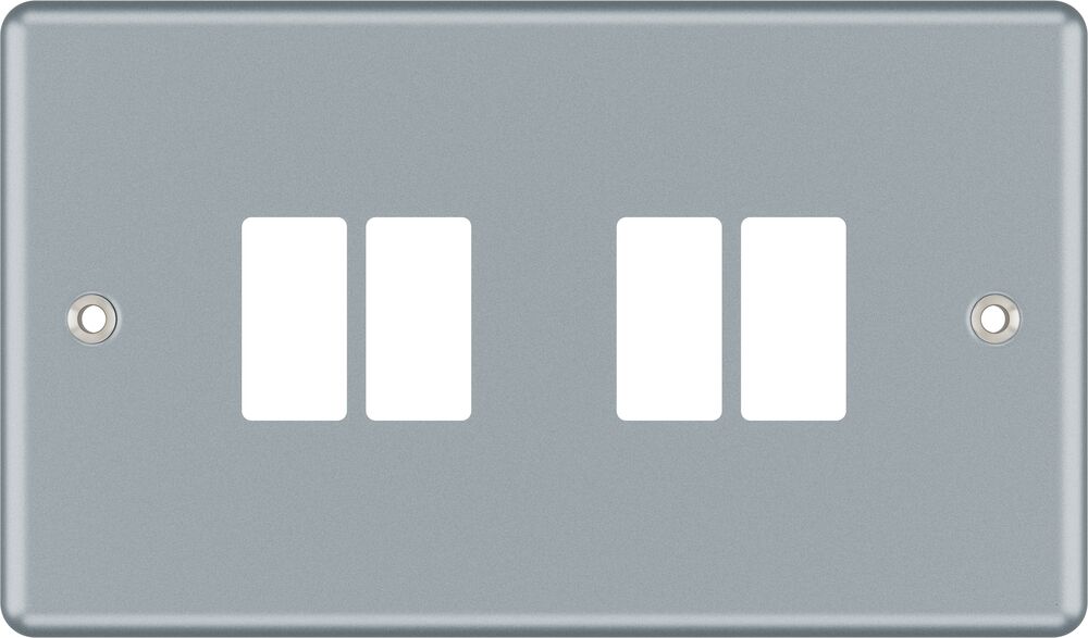BG GridLite MMC4 Metal Clad 4G Grid Front Plate