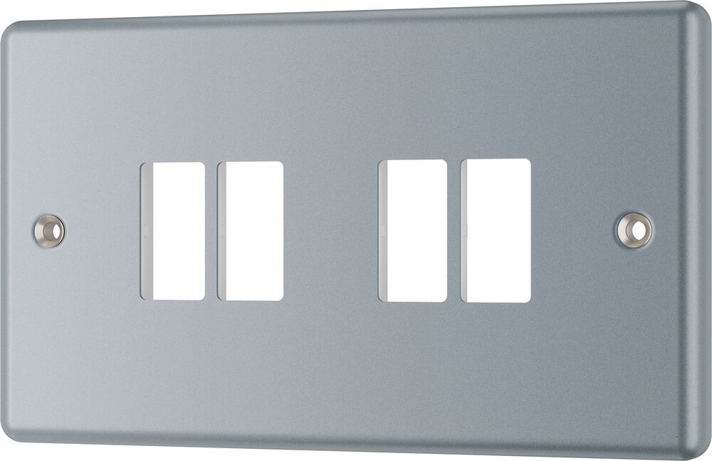 BG GridLite MMC4 Metal Clad 4G Grid Front Plate