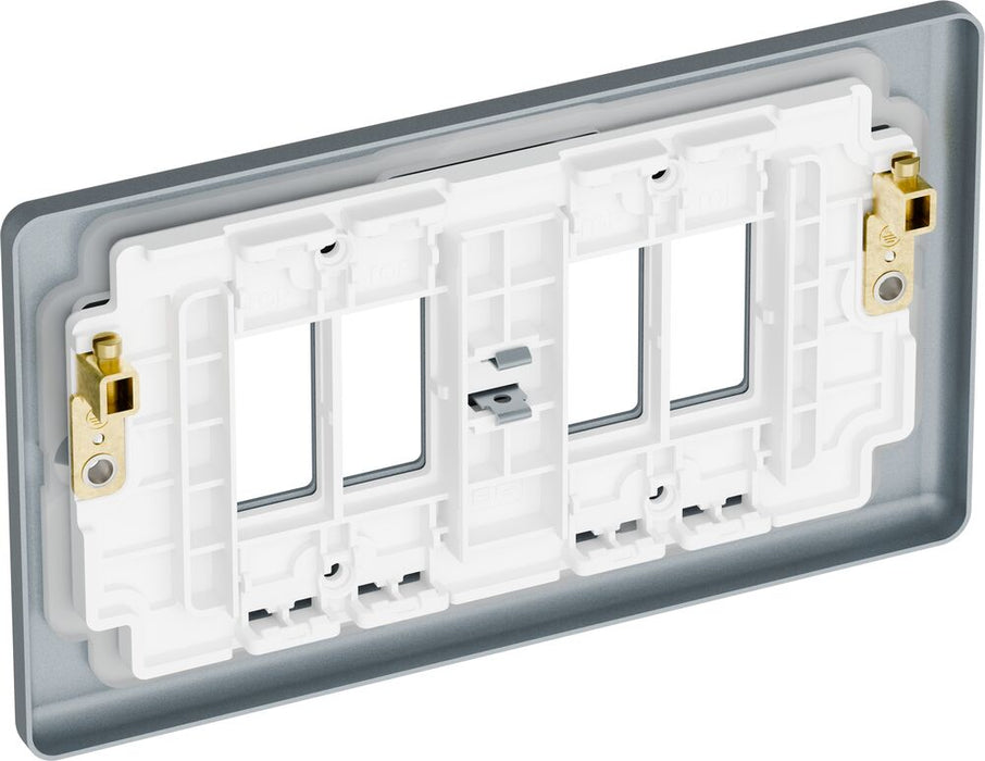 BG GridLite MMC4 Metal Clad 4G Grid Front Plate