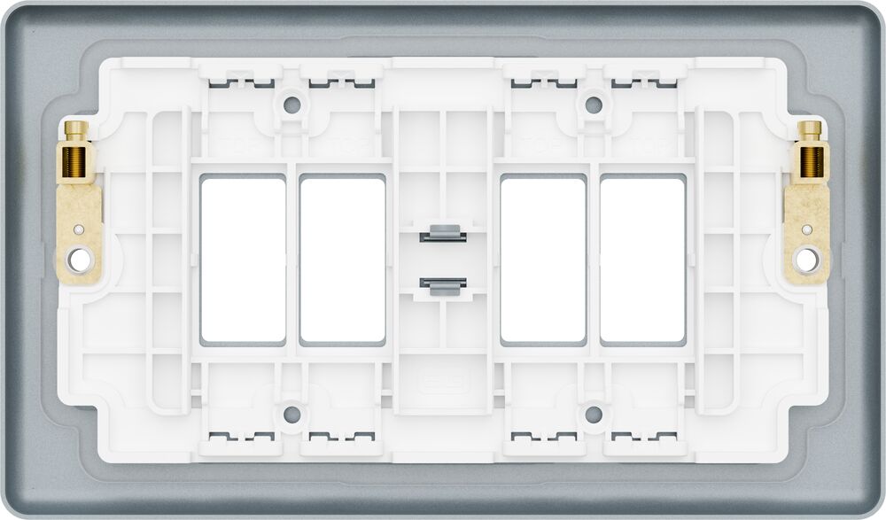 BG GridLite MMC4 Metal Clad 4G Grid Front Plate