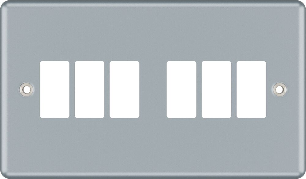 BG GridLite MMC6 Metal Clad 6G Grid Front Plate