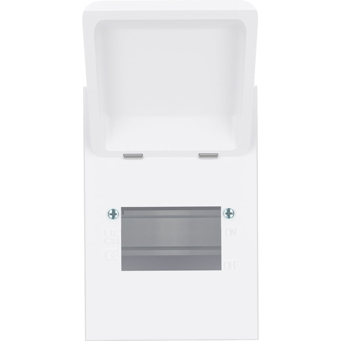 LIVE Electrical MMGU04 4 Way IP40 Metal Mini Garage Unit Empty Enclosure