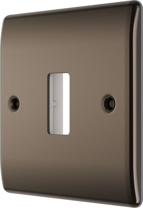 BG GridLite MNBN1 Nexus Metal 1G Grid Front Plate - Black Nickel