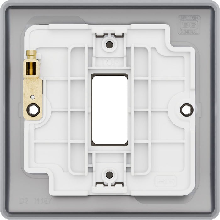 BG GridLite MNBN1 Nexus Metal 1G Grid Front Plate - Black Nickel