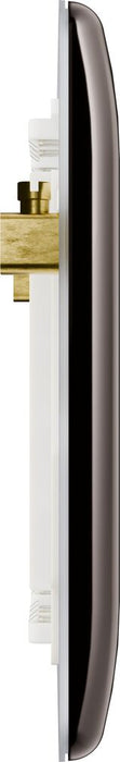 BG GridLite MNBN4 Nexus Metal 4G Grid Front Plate - Black Nickel