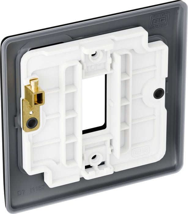 BG GridLite MNFB1 Nexus Metal 1G Grid Front Plate - Matt Black