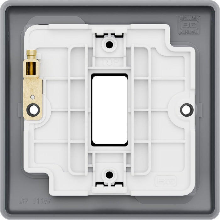 BG GridLite MNFB1 Nexus Metal 1G Grid Front Plate - Matt Black