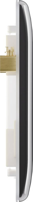 BG GridLite MNPC6 Nexus Metal 6G Grid Front Plate - Polished Chrome
