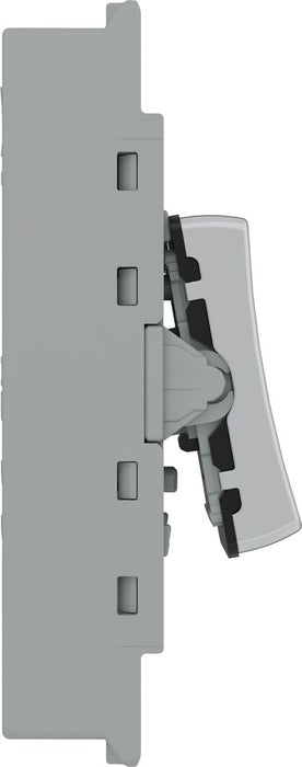 BG GridLite MPC12 20A 16AX SP 2-Way Switch Module - Polished Chrome