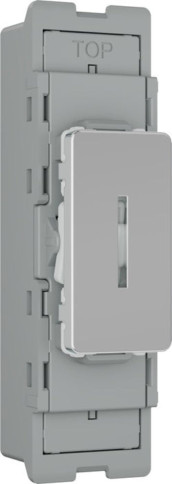 BG GridLite MPC12KY 20A 16AX SP 2-Way Key Switch Module - Polished Chrome