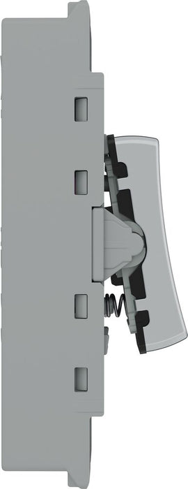 BG GridLite MPC142PR 20A 2-Way Retractive Switch Module "PRESS" - Polished Chrome