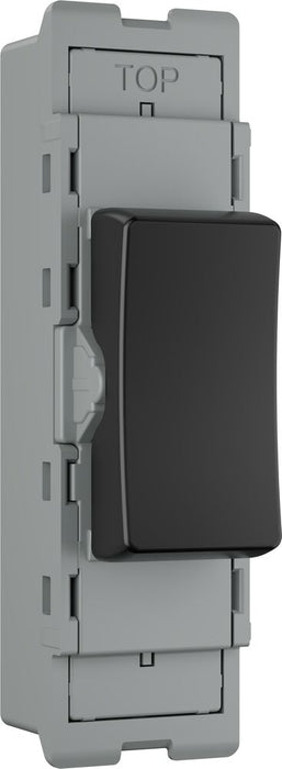 BG GridLite MPCDB12C Evolve 20A SP 2-Way (Centre Off) Switch Module - Black