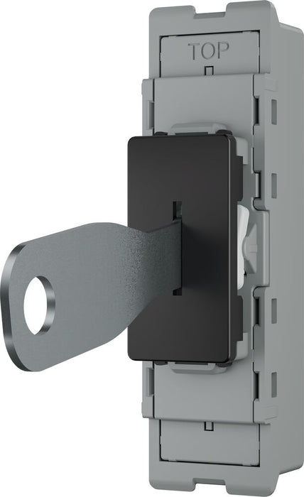 BG GridLite MPCDB12KY Evolve 20A 16AX SP 2-Way Key Switch Module - Black