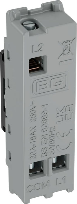 BG GridLite MPCDB12KY Evolve 20A 16AX SP 2-Way Key Switch Module - Black