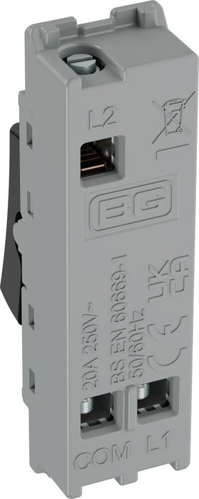 BG GridLite MPCDB142 Evolve 20A 2-Way Retractive Switch Module - Black