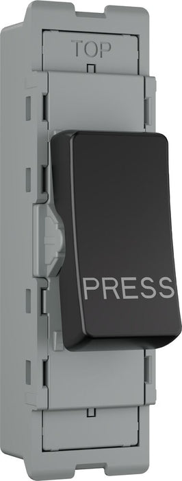 BG GridLite MPCDB142PR Evolve 20A 2-Way Retractive Switch Module "PRESS" - Black