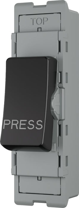 BG GridLite MPCDB142PR Evolve 20A 2-Way Retractive Switch Module "PRESS" - Black