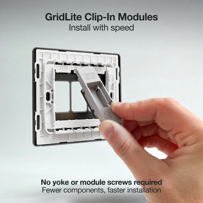 BG GridLite MPCDBBLNK Evolve Blank Module - Black