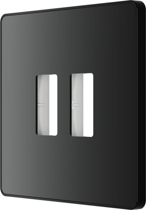 BG GridLite MPCDBC2B Evolve 2G Grid Front Plate - Black Chrome (Black)
