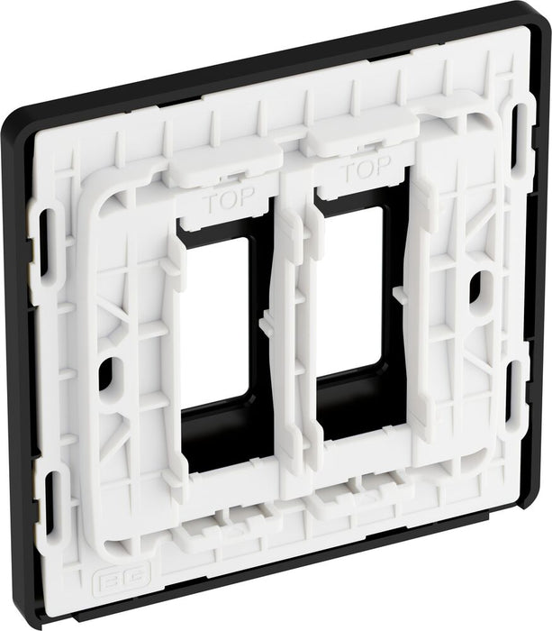 BG GridLite MPCDBC2B Evolve 2G Grid Front Plate - Black Chrome (Black)