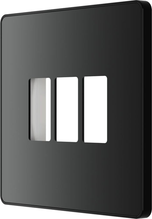BG GridLite MPCDBC3B Evolve 3G Grid Front Plate - Black Chrome (Black)